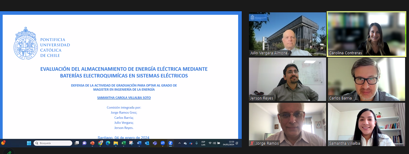 Samantha Villalba se convierte en una nueva graduada del Magíster en Ingeniería de la Energía de la Pontificia Universidad Católica de Chile