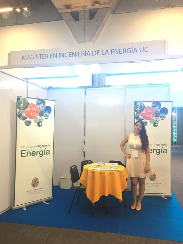 Magíster en Ingeniería de la Energía presente en Segunda Versión de Feria ExpoERNC 2018.