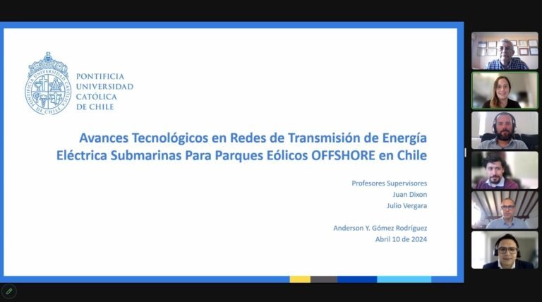 Anderson Gómez se convierte en un nuevo graduado del Magíster en Ingeniería de la Energía de la Pontificia Universidad Católica de Chile