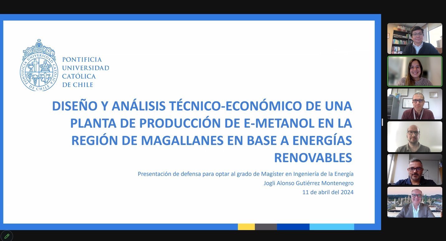 Jogli Alonso Gutiérrez se convierte en un nuevo graduado del Magíster en Ingeniería de la Energía de la Pontificia Universidad Católica de Chile