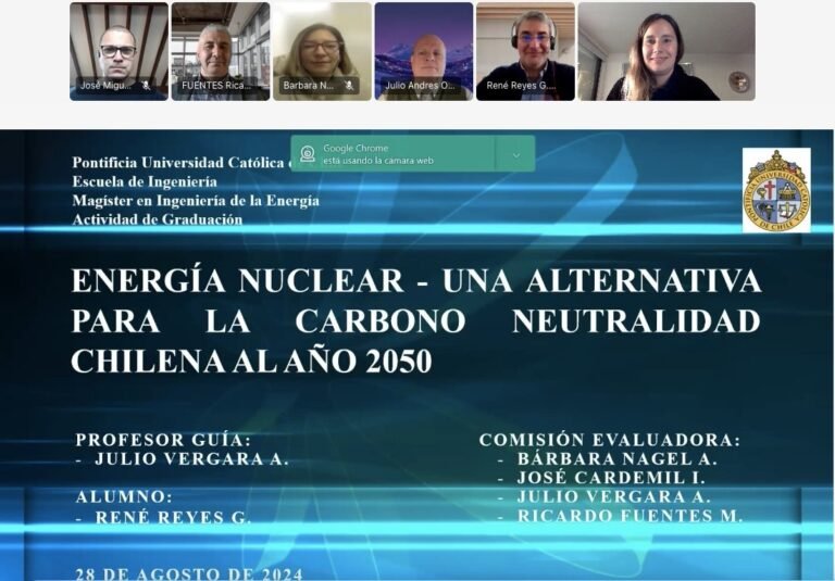 René Reyes se convierte en un nuevo graduado del Magíster en Ingeniería de la Energía de la Pontificia Universidad Católica de Chile