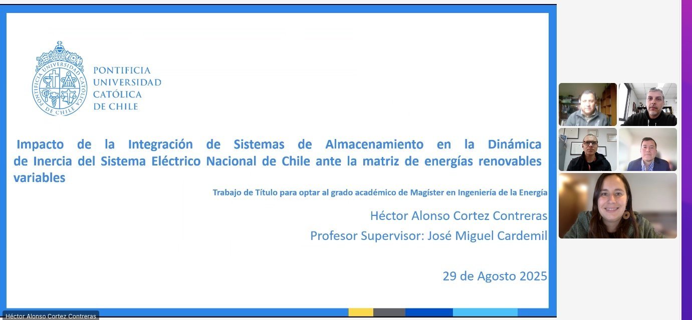 Héctor Cortez se convierte en un nuevo graduado del Magíster en Ingeniería de la Energía de la Pontificia Universidad Católica de Chile