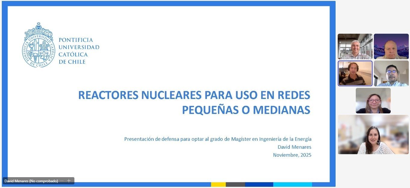 David Menares se convierte en un nuevo graduado del Magíster en Ingeniería de la Energía de la Pontificia Universidad Católica de Chile