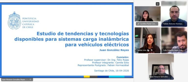 Juan González se convierte en un nuevo graduado del Magíster en Ingeniería de la Energía de la Pontificia Universidad Católica de Chile